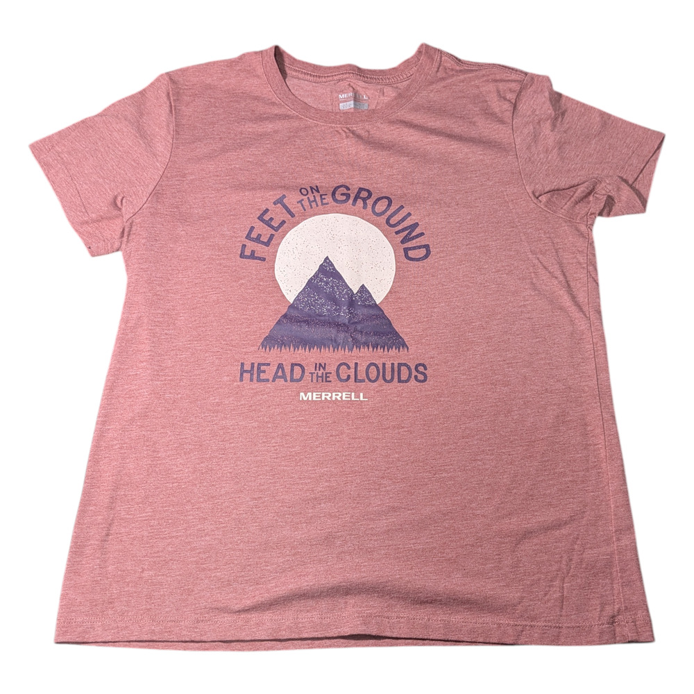 Merrell Graphic T-Shirt - Feet on the Ground, Head in the Clouds - Size Med